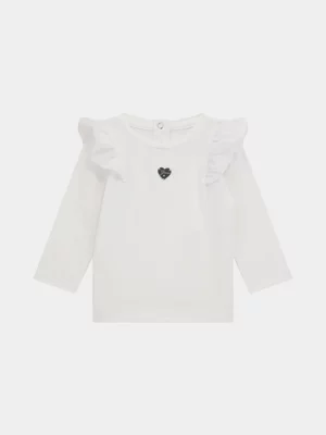 Younger Girl Guess Long Sleeve T-Shirt W/Shoulder