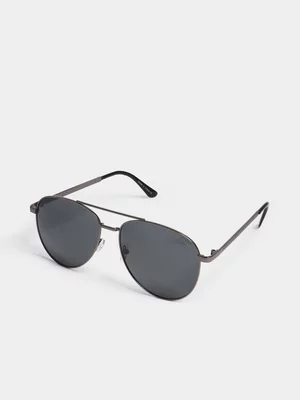 Relay Jeans Men's Aviator Grey Sunglasses