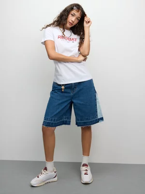 Redbat Athletics Women's Core Athletics Script White T-Shirt 