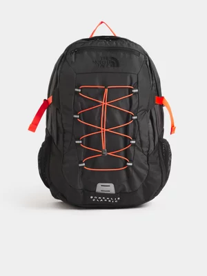 The North Face Unisex Borealis Classic Black/Orange Backpack 