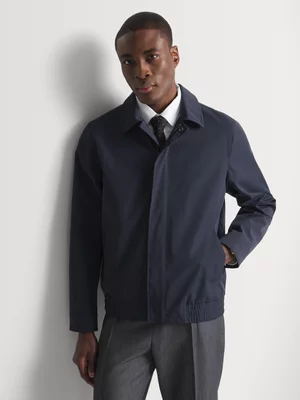 Fabiani Men's Navy Tech Harrington Jacket