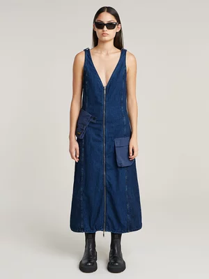 G-Star Women's Cargo Faded Indigo Dress