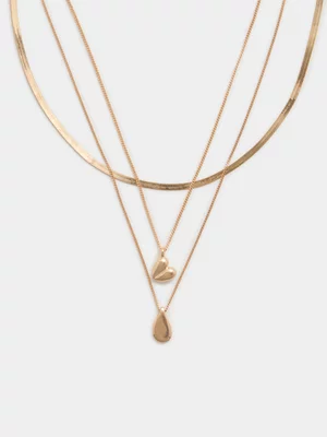Layered Snake-like Necklace