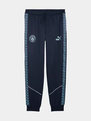 Puma Mens Manchester City King Anthem Navy Pants