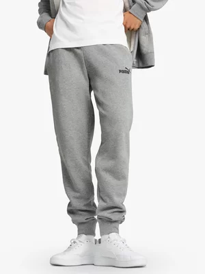 Puma Mens Essential No.1 Logo Grey Sweatpants