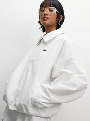 Nike Women's NSW Oversized Woven Summit White Jacket