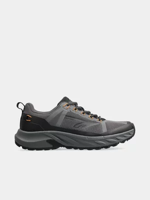 Hi-Tec Mens Gantry Walk Grey/Black Trail Running Shoes 
