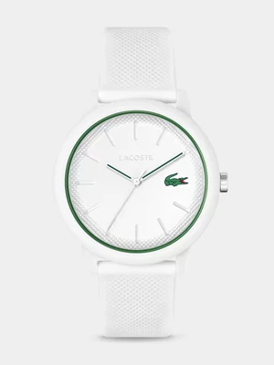 Lacoste.12.12 White Thermoplastic Silicone Watch