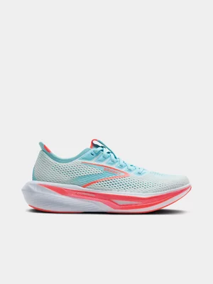 Brooks Womens Hyperion 3 White/Pink/Atomizer Running Shoes 