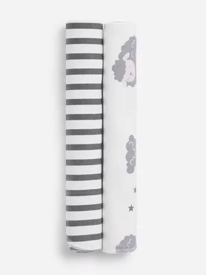Jet Baby White/Grey Sleeping Sheep 2 Pack Reciever