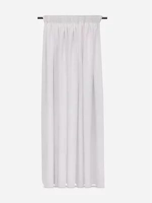 Volpes Hemp White Taped Lined Curtain