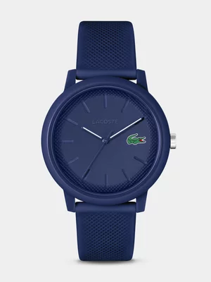 Lacoste.12.12 Blue Thermoplastic Silicone Watch