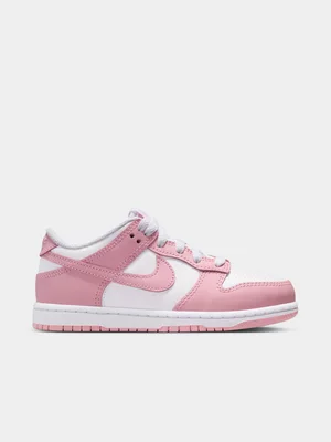 Nike Kids Dunk Low Pink/White Sneaker