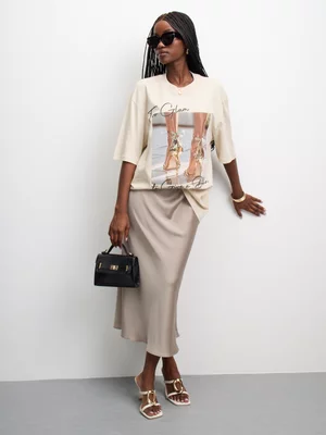 The FIX Women's Stone  Too Glam Graphic Top