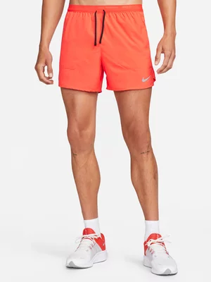 Nike Mens Stride Dri-Fit 5 Inch Brief-Lined Bright Crimson/Black/Reflective Silver Shorts