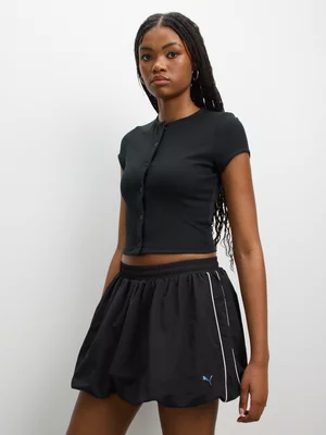 Puma Women's T7 Balloon Black Skirt