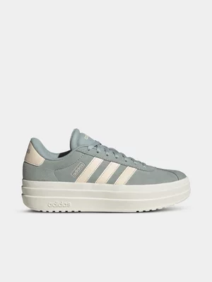 adidas Womens VL Court Bold Sage/White Sneakers 
