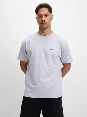 Mens Vans Left Chest Grey Tee