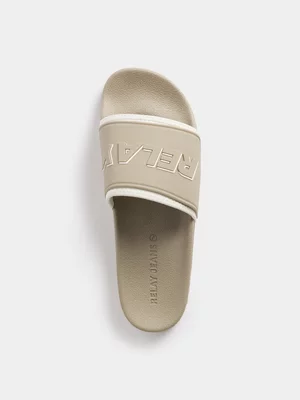 Relay Jeans Men's Pool Beige Slides