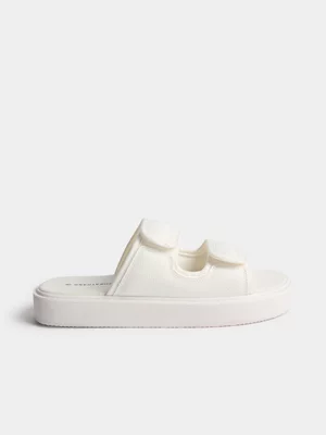 Jonathan D Men's Jude White Sandals