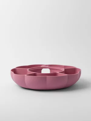 Joie Silicone Tumbler Snack Tray Pink