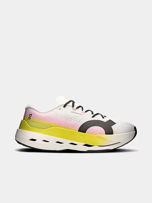 On Mens Cloudboom Max Lime/Rasberry Running Shoes 
