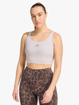 adidas Womens Power Light Support Ice Purple Sports Bra