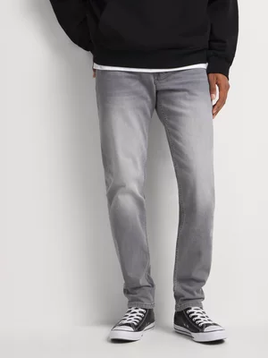 Relay Jeans Men's Sustainable Straight Leg Grey Denim