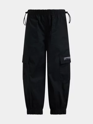 Jet Younger Girls Black Badge Cargo Pants