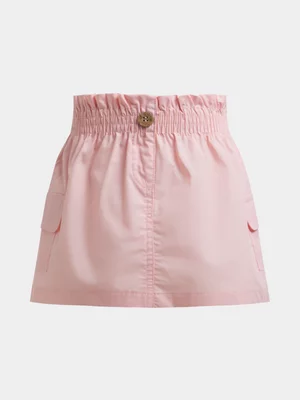 Exact Younger Girl's Pink Utility Skirt 