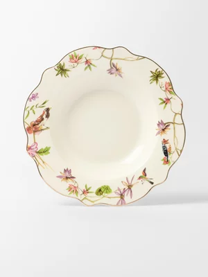 Grace Paradise Gold Rim Printed Bowl 12cm