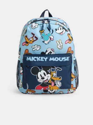 Jet Younger Boys Blue Mickey And Friends Fashion Backpack