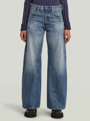 G-Star Women's Contor 3D Wide Denim Blue Jeans