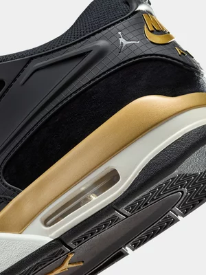 Jordan Men's 4 RM Black/Gold Sneaker