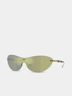 Diesel Eyewear Shiny Green Sunglasses - 35