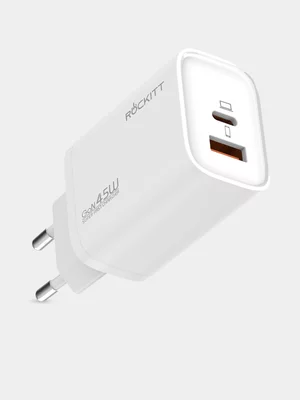 ROCKITT POWER SERIES DUO 18W usb A +45W usb C White