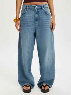 Women's Cotton On Blue Boyfriend Super Baggy Jeans