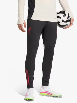 adidas Mens Liverpool FC Tiro Training Black Pants