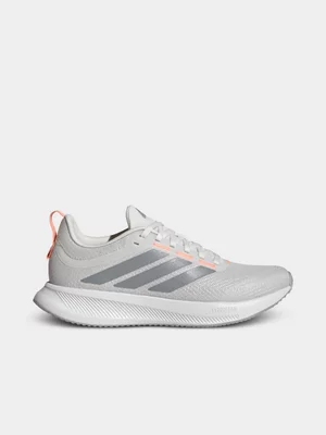 adidas Womens Runblaze White/Silver/Orange Running Shoes 