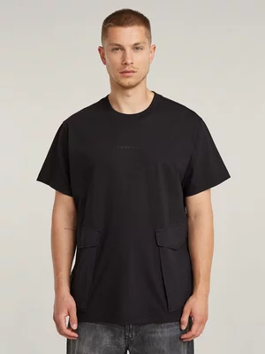 G-Star Men's Rovic Loose Black T-Shirt