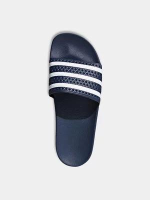 adidas Originals Men's Adilette Blue/White Slide