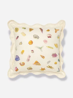 Rialheim Microsand Scallop Scatter Cushion Neutral 60 x 60cm