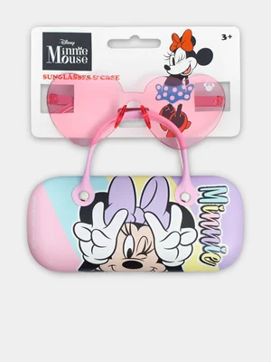 Minnie Mouse Pink Sunglasses &Case