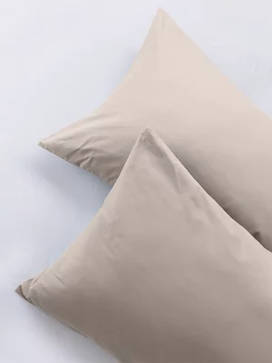 Volpes Egyptian Cotton 300tc Natural Pillowcase Pair