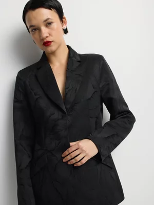 Luella Leaf Jacquard Blazer