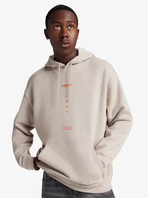 Converse Men's Premium Ecru Loose Hoodie