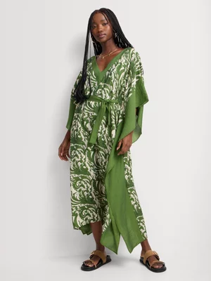 Belted Khaftan Maxi Dress