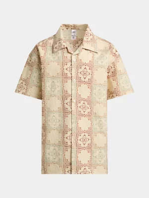 Jet Older Boys Multicolour Textured Shirt