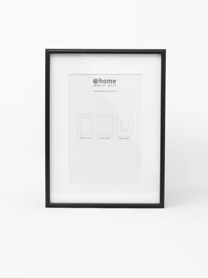 Interchangable Mounting Board Frame Black 30 x 40cm
