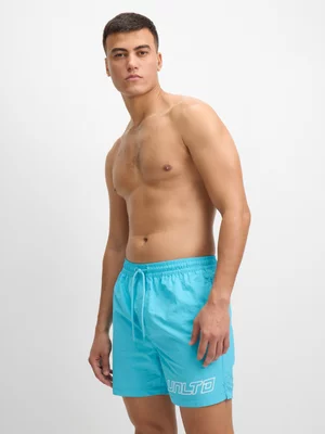 TS Mens Side Graphic Aqua Volley Shorts